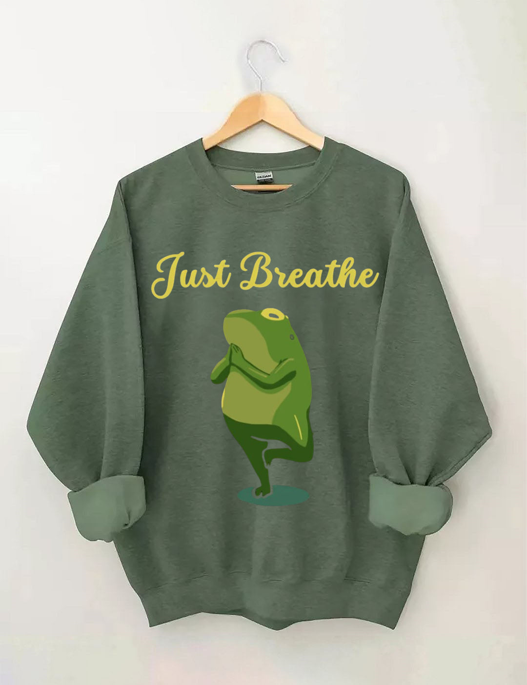 Funny Frog Yoga Gift Meditation Pilates Yoga Sweatshirt