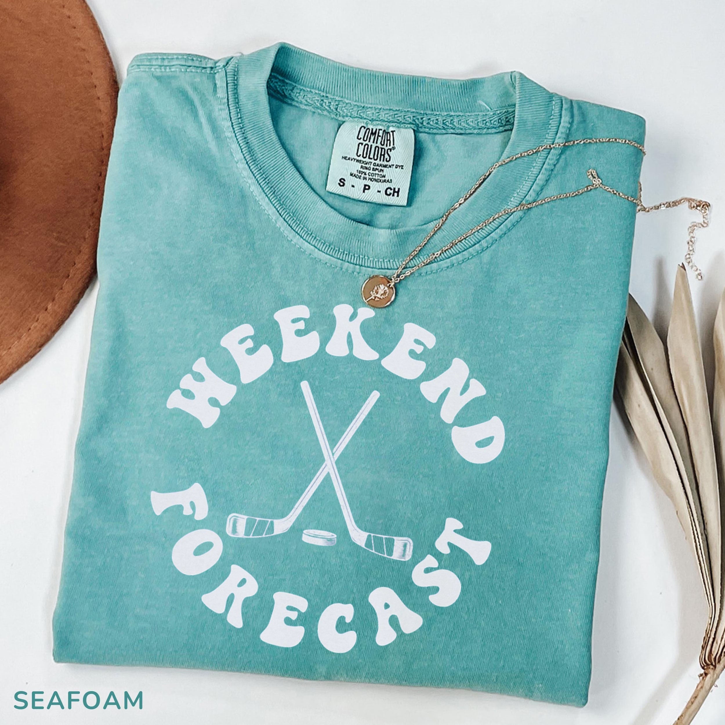 Comfort Colors® Weekend Forecast Hockey T-shirt