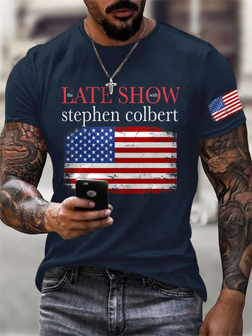 🔥Buy 3 Get 15% Off🔥Men's Retro Last Last Show Print T-Shirt