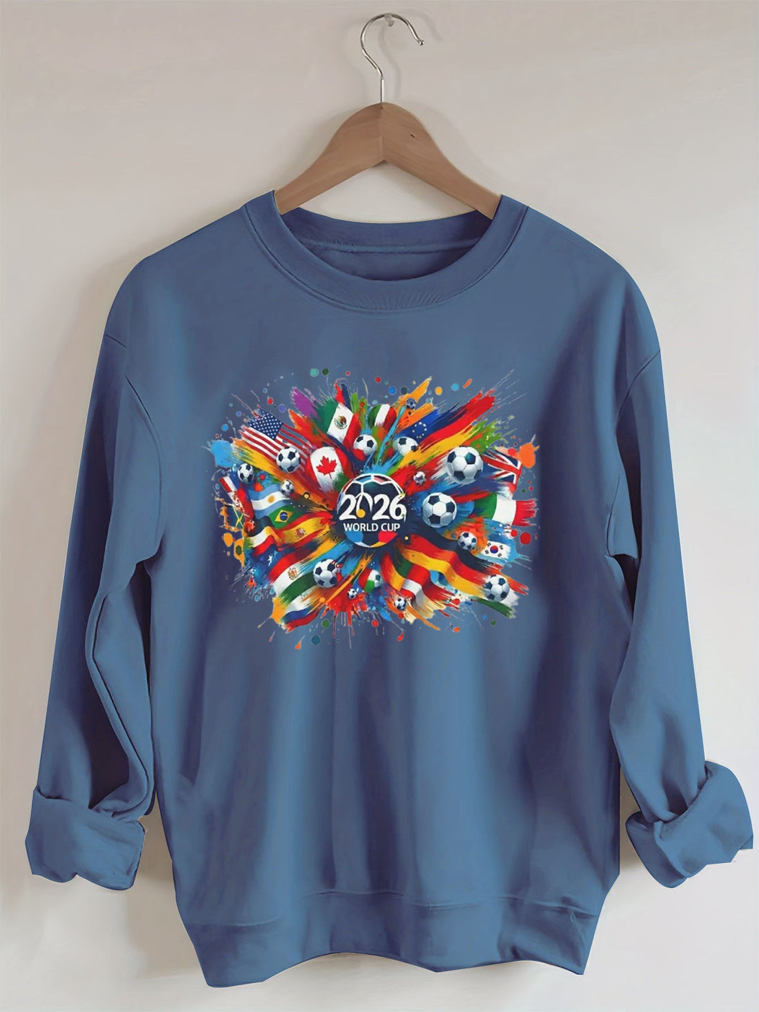 World Soccer 2026 Game Flag Sweatshirt
