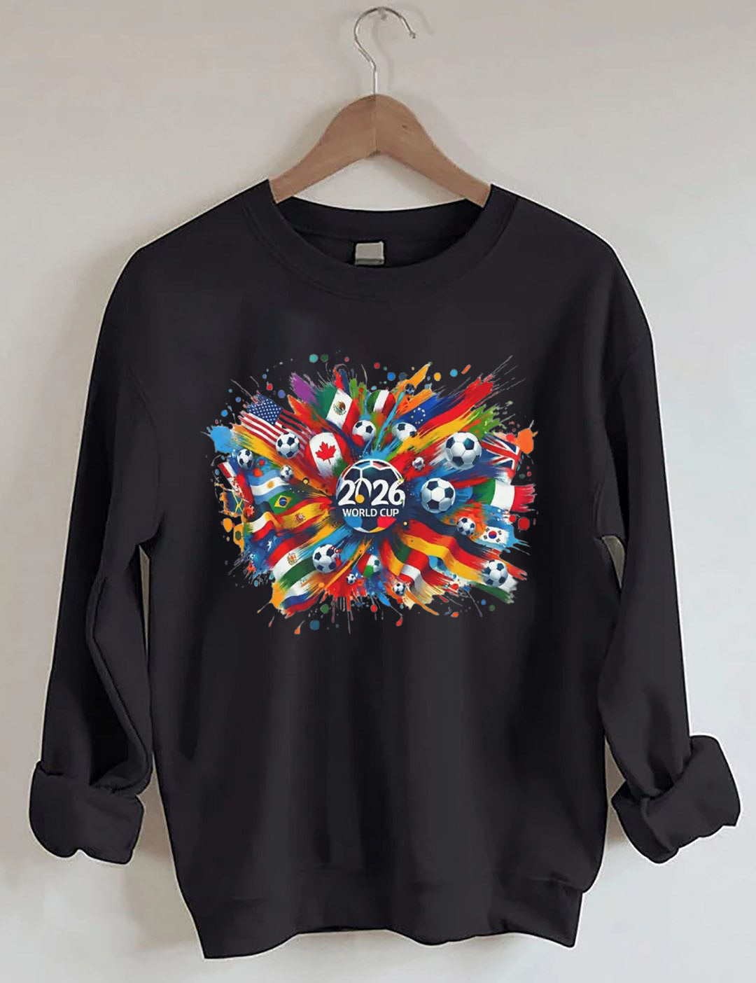 World Soccer 2026 Game Flag Sweatshirt