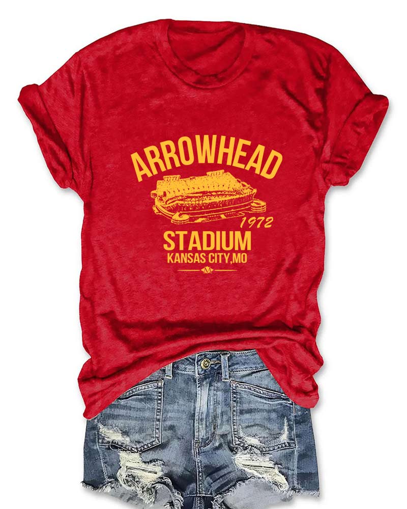 Arrowhead Stadium 1972 Football T-Shirt